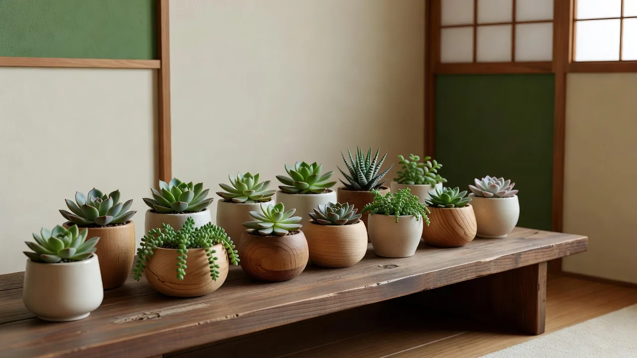 多肉植物の寄せ植え